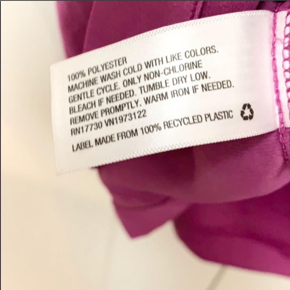 NEW! A New Day Purple SatinTop XXL - Picture 4 of 4